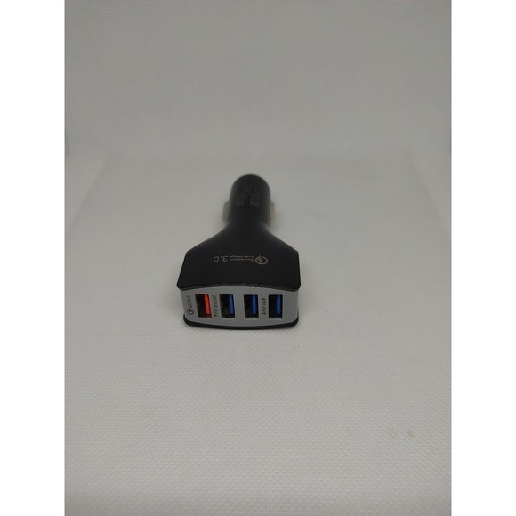 USB Car Charger Adapter, QC 3.0 Fast Car Charger, 4-Port Multi 2.4 Amp Rapid - Picture 2 of 5